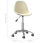 Esszimmerstühle 4 Stk. Drehbar Creme Stoff Esszimmerstühle 4 Stk. Drehbar Creme Stoff
