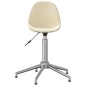 Esszimmerstühle 4 Stk. Drehbar Creme Stoff Esszimmerstühle 4 Stk. Drehbar Creme Stoff