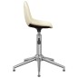 Esszimmerstühle 4 Stk. Drehbar Creme Stoff Esszimmerstühle 4 Stk. Drehbar Creme Stoff