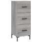 Highboard Grau Sonoma 34,5x34x180 cm Holzwerkstoff Highboard Grau Sonoma 34,5x34x180 cm Holzwerkstoff