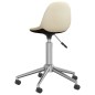 Esszimmerstühle 4 Stk. Drehbar Creme Stoff Esszimmerstühle 4 Stk. Drehbar Creme Stoff