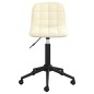 Esszimmerstühle 4 Stk. Drehbar Creme Samt Esszimmerstühle 4 Stk. Drehbar Creme Samt