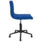Esszimmerstühle 4 Stk. Drehbar Blau Samt Esszimmerstühle 4 Stk. Drehbar Blau Samt