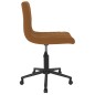 Esszimmerstühle 4 Stk. Drehbar Braun Samt Esszimmerstühle 4 Stk. Drehbar Braun Samt