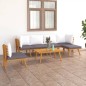 vidaXL 7-tlg. Garten-Lounge-Set mit Kissen Massivholz Akazie vidaXL 7-tlg. Garten-Lounge-Set mit Kissen Massivholz Akazie