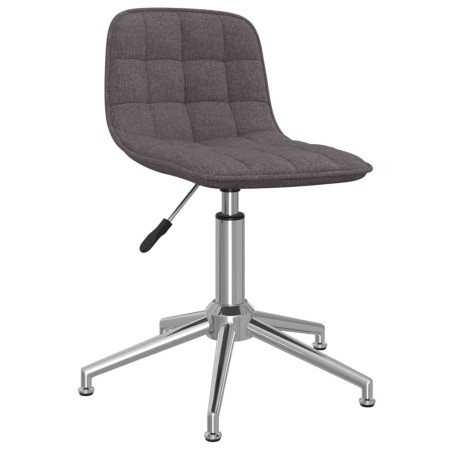 Esszimmerstühle 4 Stk. Drehbar Taupe Stoff