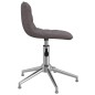 Esszimmerstühle 4 Stk. Drehbar Taupe Stoff Esszimmerstühle 4 Stk. Drehbar Taupe Stoff