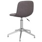 Esszimmerstühle 4 Stk. Drehbar Taupe Stoff Esszimmerstühle 4 Stk. Drehbar Taupe Stoff