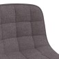Esszimmerstühle 4 Stk. Drehbar Taupe Stoff Esszimmerstühle 4 Stk. Drehbar Taupe Stoff