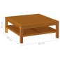 6-tlg. Garten-Lounge-Set mit Creme Kissen Massivholz Akazie 6-tlg. Garten-Lounge-Set mit Creme Kissen Massivholz Akazie