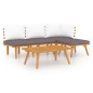 vidaXL 5-tlg. Garten-Lounge-Set mit Kissen Massivholz Akazie vidaXL 5-tlg. Garten-Lounge-Set mit Kissen Massivholz Akazie