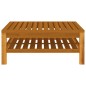 5-tlg. Garten-Lounge-Set mit Creme Kissen Massivholz Akazie 5-tlg. Garten-Lounge-Set mit Creme Kissen Massivholz Akazie