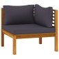 8-tlg. Garten-Lounge-Set mit Auflage Massivholz Akazie 8-tlg. Garten-Lounge-Set mit Auflage Massivholz Akazie