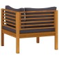 8-tlg. Garten-Lounge-Set mit Auflage Massivholz Akazie 8-tlg. Garten-Lounge-Set mit Auflage Massivholz Akazie
