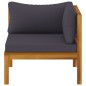 8-tlg. Garten-Lounge-Set mit Auflage Massivholz Akazie 8-tlg. Garten-Lounge-Set mit Auflage Massivholz Akazie