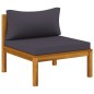 8-tlg. Garten-Lounge-Set mit Auflage Massivholz Akazie 8-tlg. Garten-Lounge-Set mit Auflage Massivholz Akazie
