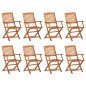 vidaXL 9-tlg. Garten-Essgruppe 220x90x75 cm Massivholz Akazie vidaXL 9-tlg. Garten-Essgruppe 220x90x75 cm Massivholz Akazie