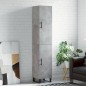 vidaXL Highboard Betongrau 34,5x34x180 cm Holzwerkstoff vidaXL Highboard Betongrau 34,5x34x180 cm Holzwerkstoff