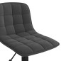 Esszimmerstühle 4 Stk. Drehbar Schwarz Samt Esszimmerstühle 4 Stk. Drehbar Schwarz Samt