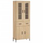 Highboard Sonoma-Eiche 69,5x34x180 cm Holzwerkstoff Highboard Sonoma-Eiche 69,5x34x180 cm Holzwerkstoff