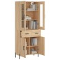 Highboard Sonoma-Eiche 69,5x34x180 cm Holzwerkstoff Highboard Sonoma-Eiche 69,5x34x180 cm Holzwerkstoff