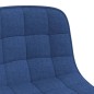 Esszimmerstühle 6 Stk. Drehbar Blau Stoff Esszimmerstühle 6 Stk. Drehbar Blau Stoff