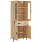 Highboard Sonoma-Eiche 69,5x34x180 cm Holzwerkstoff Highboard Sonoma-Eiche 69,5x34x180 cm Holzwerkstoff