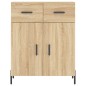 Highboard Sonoma-Eiche 69,5x34x180 cm Holzwerkstoff Highboard Sonoma-Eiche 69,5x34x180 cm Holzwerkstoff