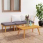 4-tlg. Garten-Lounge-Set mit Kissen Massivholz Akazie 4-tlg. Garten-Lounge-Set mit Kissen Massivholz Akazie