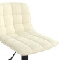 Esszimmerstühle 6 Stk. Drehbar Creme Samt Esszimmerstühle 6 Stk. Drehbar Creme Samt
