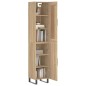 Highboard Sonoma-Eiche 34,5x34x180 cm Holzwerkstoff Highboard Sonoma-Eiche 34,5x34x180 cm Holzwerkstoff