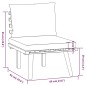 vidaXL 6-tlg. Garten-Lounge-Set mit Kissen Massivholz Akazie vidaXL 6-tlg. Garten-Lounge-Set mit Kissen Massivholz Akazie