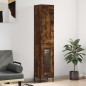 vidaXL Highboard Räuchereiche 34,5x34x180 cm Holzwerkstoff vidaXL Highboard Räuchereiche 34,5x34x180 cm Holzwerkstoff