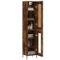vidaXL Highboard Räuchereiche 34,5x34x180 cm Holzwerkstoff vidaXL Highboard Räuchereiche 34,5x34x180 cm Holzwerkstoff