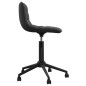Esszimmerstühle 6 Stk. Drehbar Schwarz Samt Esszimmerstühle 6 Stk. Drehbar Schwarz Samt