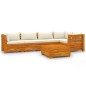 vidaXL 6-tlg. Garten-Lounge-Set mit Kissen Massivholz Akazie vidaXL 6-tlg. Garten-Lounge-Set mit Kissen Massivholz Akazie