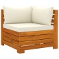 vidaXL 6-tlg. Garten-Lounge-Set mit Kissen Massivholz Akazie vidaXL 6-tlg. Garten-Lounge-Set mit Kissen Massivholz Akazie