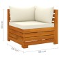 vidaXL 6-tlg. Garten-Lounge-Set mit Kissen Massivholz Akazie vidaXL 6-tlg. Garten-Lounge-Set mit Kissen Massivholz Akazie