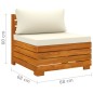vidaXL 6-tlg. Garten-Lounge-Set mit Kissen Massivholz Akazie vidaXL 6-tlg. Garten-Lounge-Set mit Kissen Massivholz Akazie