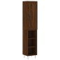 Highboard Braun Eichen-Optik 34,5x34x180 cm Holzwerkstoff Highboard Braun Eichen-Optik 34,5x34x180 cm Holzwerkstoff
