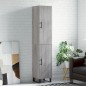 vidaXL Highboard Grau Sonoma 34,5x34x180 cm Holzwerkstoff vidaXL Highboard Grau Sonoma 34,5x34x180 cm Holzwerkstoff
