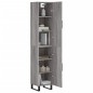 vidaXL Highboard Grau Sonoma 34,5x34x180 cm Holzwerkstoff vidaXL Highboard Grau Sonoma 34,5x34x180 cm Holzwerkstoff
