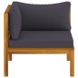 vidaXL 2-Sitzer-Gartensofa mit Kissen Massivholz Akazie vidaXL 2-Sitzer-Gartensofa mit Kissen Massivholz Akazie