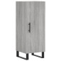 vidaXL Highboard Grau Sonoma 34,5x34x180 cm Holzwerkstoff vidaXL Highboard Grau Sonoma 34,5x34x180 cm Holzwerkstoff