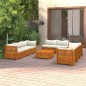 vidaXL 9-tlg. Garten-Lounge-Set mit Kissen Massivholz Akazie vidaXL 9-tlg. Garten-Lounge-Set mit Kissen Massivholz Akazie