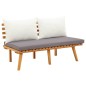 8-tlg. Garten-Lounge-Set mit Kissen Massivholz Akazie 8-tlg. Garten-Lounge-Set mit Kissen Massivholz Akazie