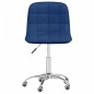 Esszimmerstühle 6 Stk. Drehbar Blau Stoff Esszimmerstühle 6 Stk. Drehbar Blau Stoff