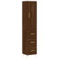 vidaXL Highboard Braun Eichen-Optik 34,5x34x180 cm Holzwerkstoff vidaXL Highboard Braun Eichen-Optik 34,5x34x180 cm Holzwerkstoff