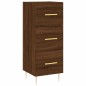 vidaXL Highboard Braun Eichen-Optik 34,5x34x180 cm Holzwerkstoff vidaXL Highboard Braun Eichen-Optik 34,5x34x180 cm Holzwerkstoff