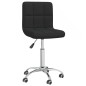 Esszimmerstühle 4 Stk. Drehbar Schwarz Stoff Esszimmerstühle 4 Stk. Drehbar Schwarz Stoff